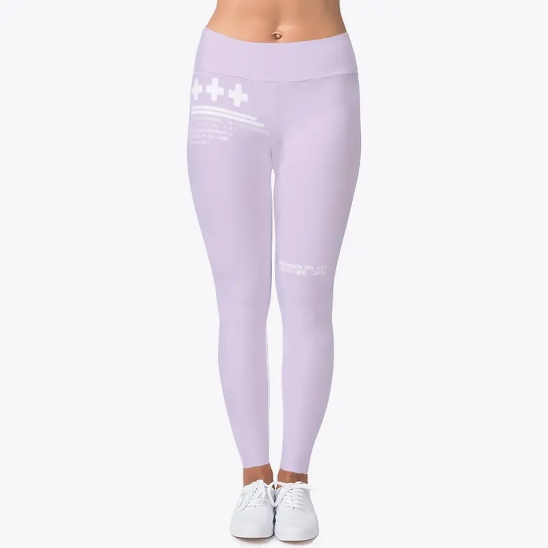 Wes Mathur Logo Leggings Pink